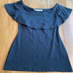 Susana Monaco Off the shoulder ruffle top